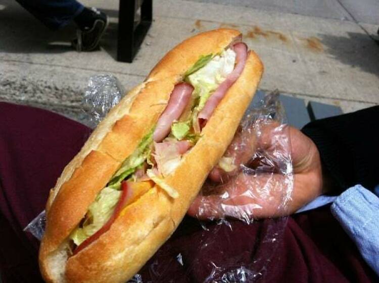 The sandwiches at Super Sandwich