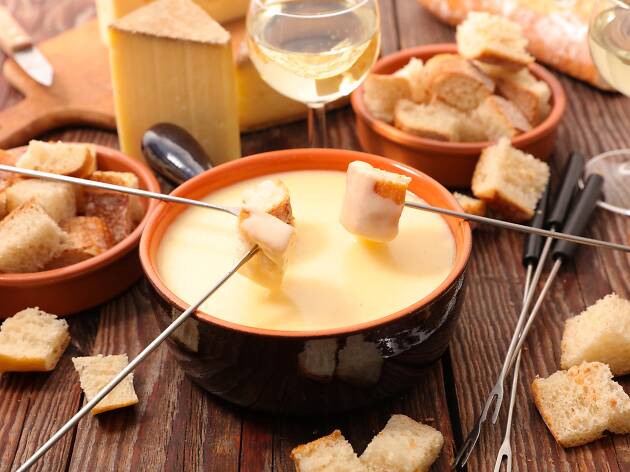 Cheese fondue Cheese fondue