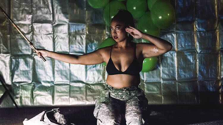 Caroline Garcia performing at Art Month Sydney