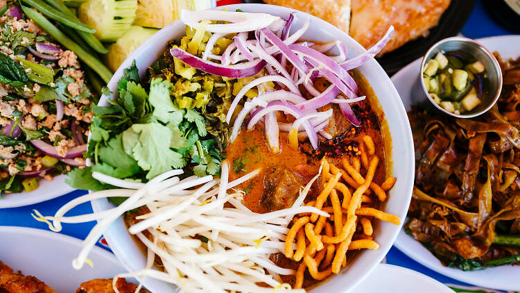 Curry and other Thai food at Night + Market in Los Angeles