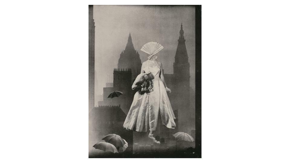 奇跡のtwilight 絵画原画+collage 岡上淑子 フォトコラージュ 沈黙の奇蹟