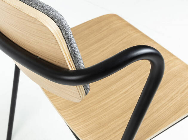 Silla de madera de roble Silla de madera de roble
