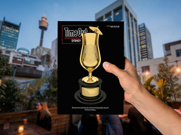 Time Out Sydney #156 Hand holding magzine Time Out Sydney #156