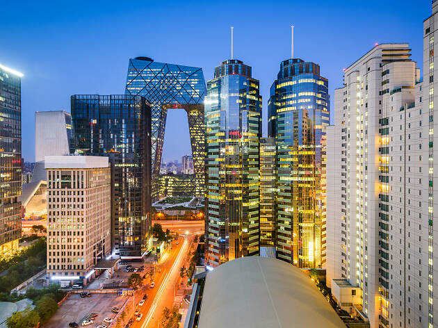 Pekín Pekín y sus grandes edificios, China