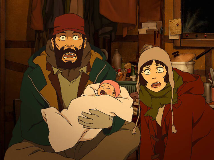 Tokyo Godfathers (Satoshi Kon, 92 min)