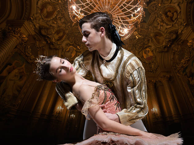 Evelina Andersson as Aurora and Eric Snyder as Prince Désiré in 'My First Ballet: Sleeping Beauty' Evelina Andersson as Aurora and Eric Snyder as Prince Désiré in 'My First Ballet: Sleeping Beauty'