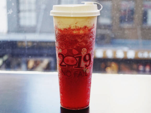 Bubble tea fruit frappe at No Fail Bubble tea fruit frappe at No Fail