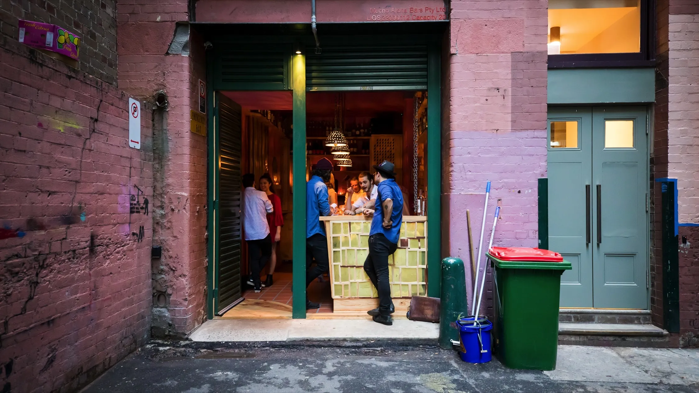 Entrance at Cantina OK