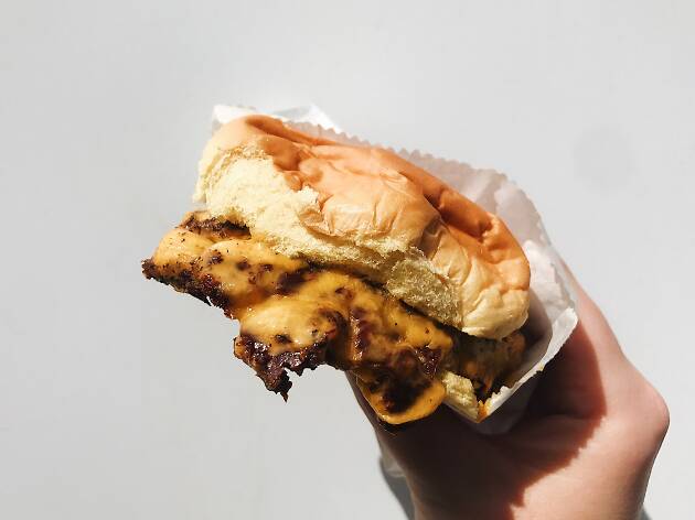 Love Hour smashburger pop up in Los Angeles