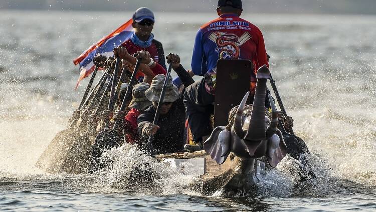 King's Cup Elephant Boat Race and River Festival