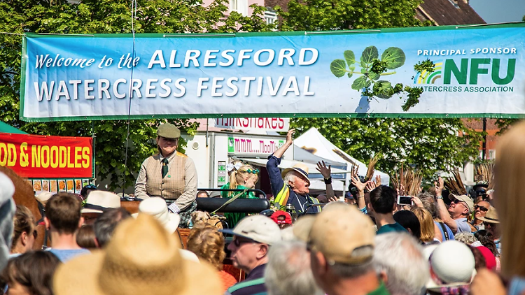 The town that’s taken over by watercress 