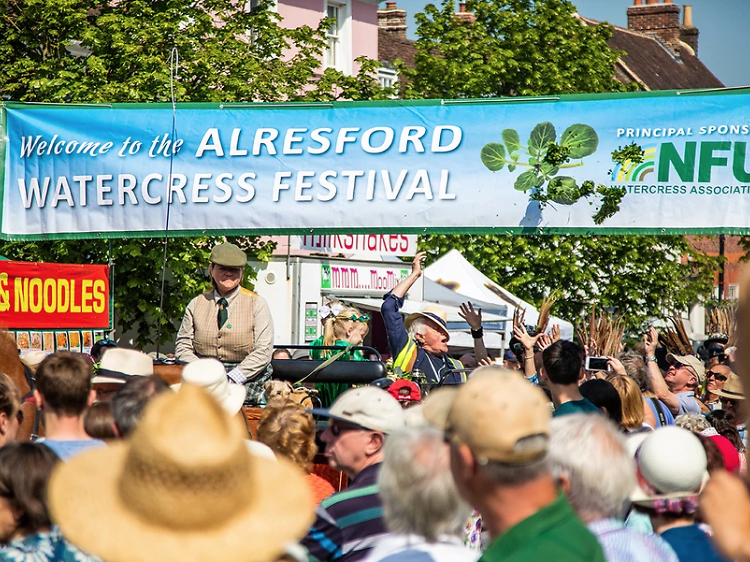 The town that’s taken over by watercress 