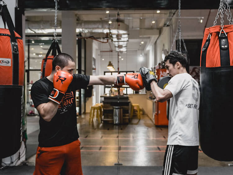 Kickboxing Class At Evolve MMA - The #1 Kickboxing Gym In Singapore