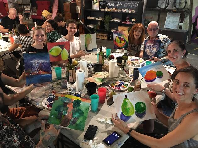 Boozy Finger Painting Boozy Finger Painting