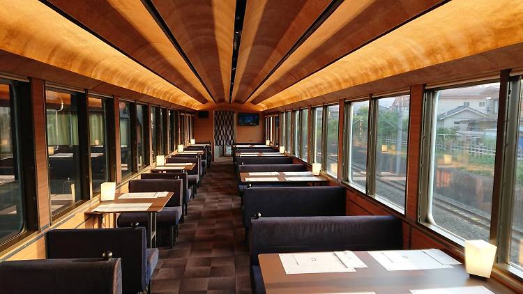 Fifty Two Seats of Happiness moving train restaurant