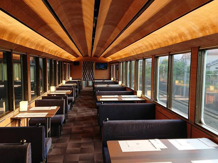 Fifty Two Seats of Happiness moving train restaurant