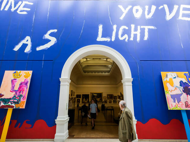 (Tom Polo, 'when windows are walls' 2019 at AGNSW. Photograph: Anna Kucera)