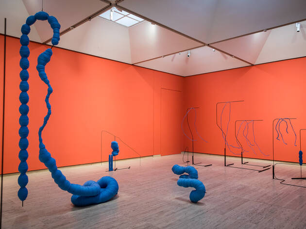 (Mira Gojak, 'Exhaled Weight' 2019 at AGNSW. Photograph: Anna Kucera)