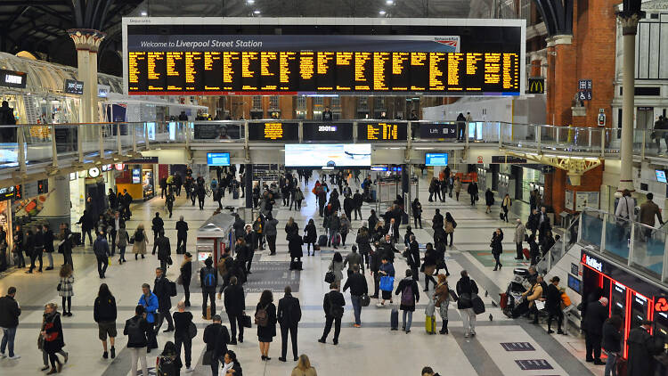 Liverpool Street station concourse