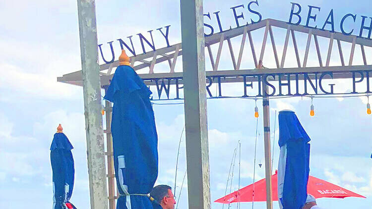 Best bathroom with a water view: Beach Bar at Newport Pier