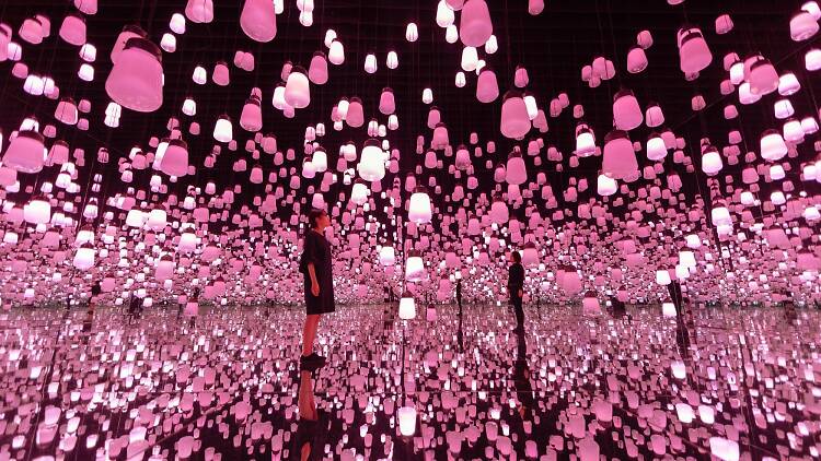 Forest of Resonating Lamps - One Stroke, Cherry Blossoms