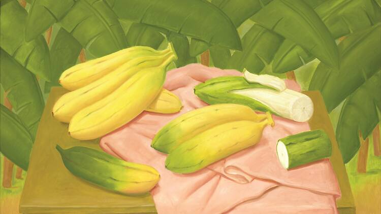 Fernando Botero, Still life with bananas, 2018