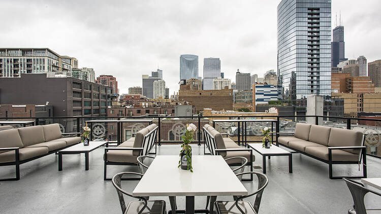 ballast point, rooftop, outdoor, west loop