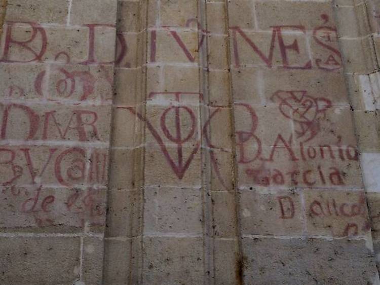 Los grafitis de la catedral
