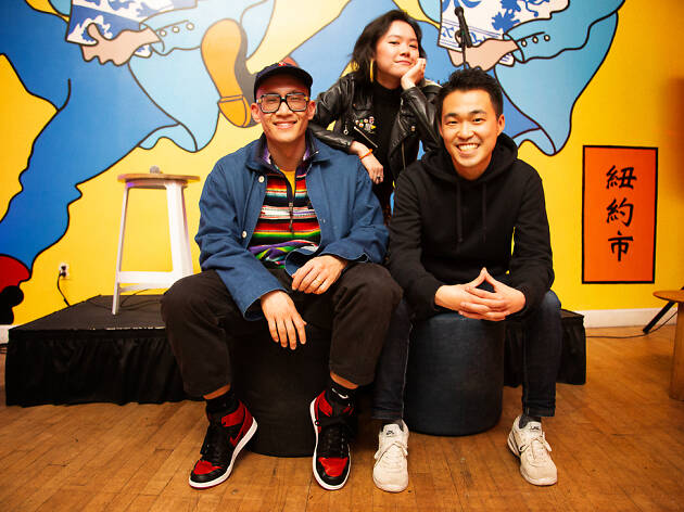 Mic Nguyen, DJ VickiVibe and Fumi Abe Mic Nguyen, DJ VickiVibe and Fumi Abe