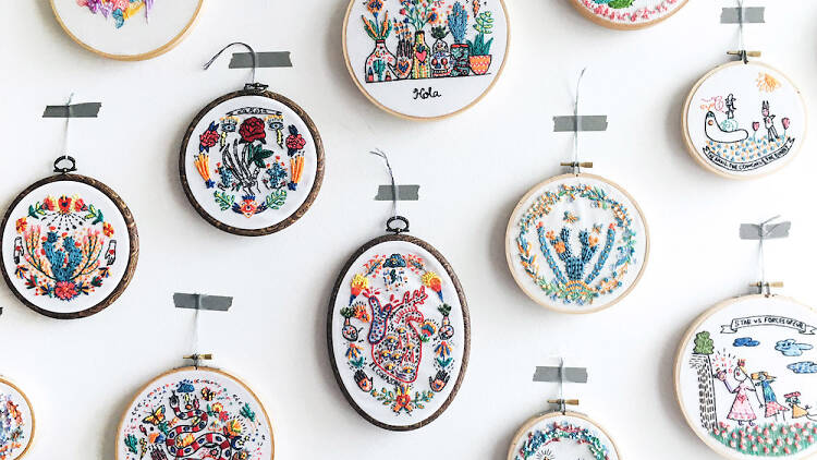 Embroidery artists who are making sewing cool