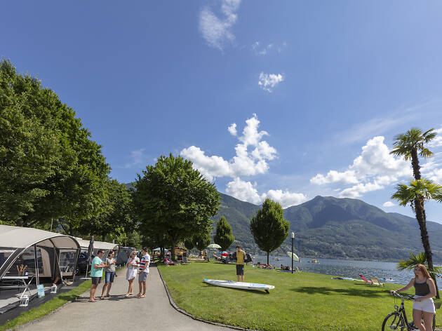 Campofelice Camping Village on the lake, for Ascona Locarno campaign Campofelice Camping Village on the lake, for Ascona Locarno campaign