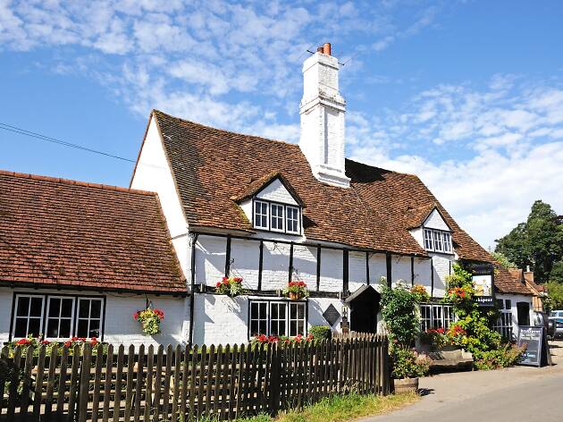 Bull and Butcher pub, Turville Bull and Butcher pub, Turville