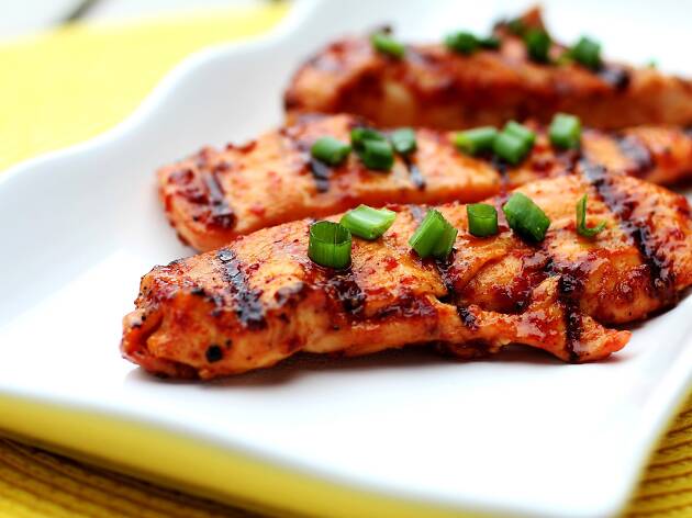 frango satay workshops de cozinha