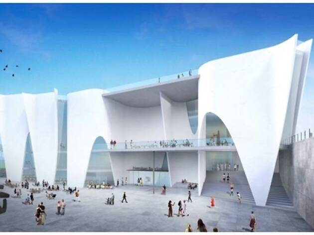 Imatge virtual del futur Museu Hermitage de Toyo Ito Imatge virtual del futur Museu Hermitage de Toyo Ito