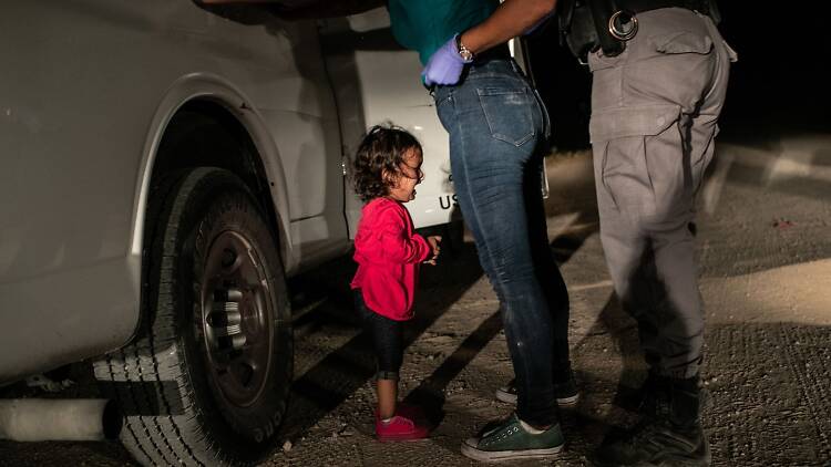 Crying Girl on the Border world press photo