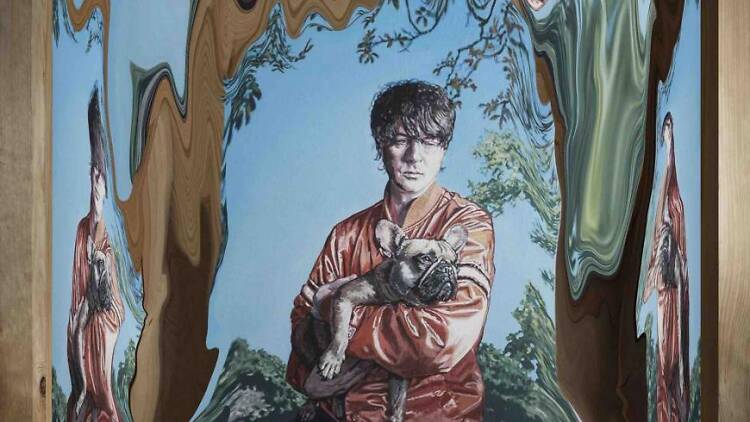 Panda Bear (pintura de Hugo Oliveira, foto: Fernanda Pereira)