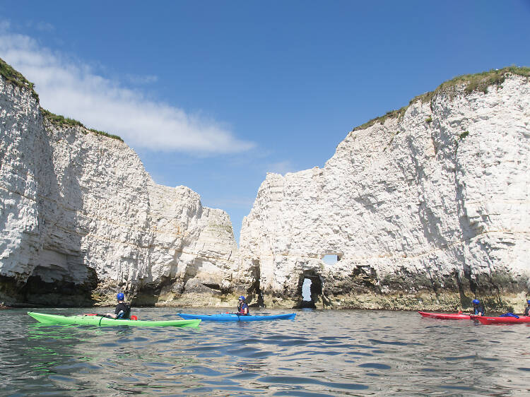 Try sea kayaking in Dorset