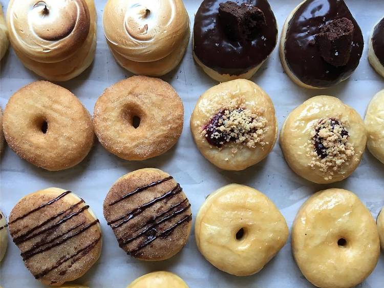 Passion Fruit Glaze Donuts at Léché Desserts