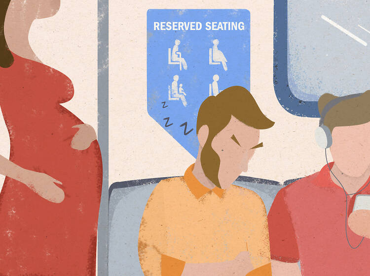 Don't hog the reserved seats