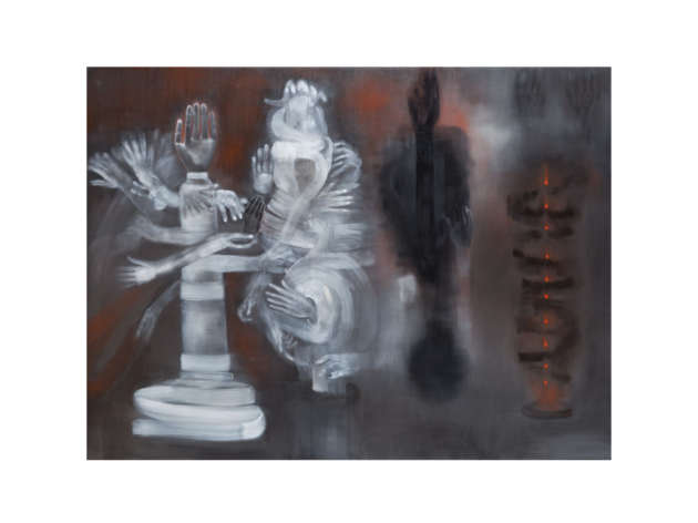 Ross Bleckner, Palms, Handwriting or Faces, 2019 Ross Bleckner, Palms, Handwriting or Faces, 2019