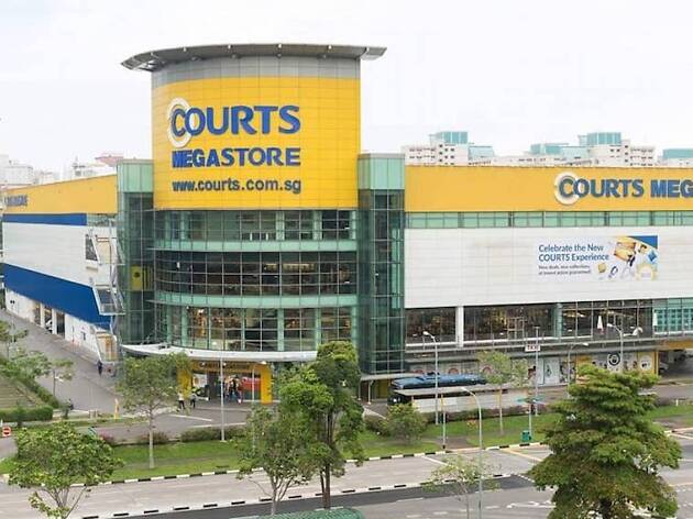 Courts Megastore Shopping in Tampines Singapore