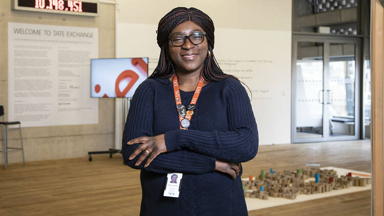 Adeola Ajediti, a Tate gallery assistant