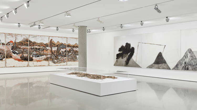 Installation view of A Fairy Tale in Red Times: Works from the White Rabbit Collection. Photograph: Tom Ross.