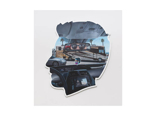 Alex Israel, Self-Portrait (Rear-view Mirror), 2018 Alex Israel, Self-Portrait (Rear-view Mirror), 2018