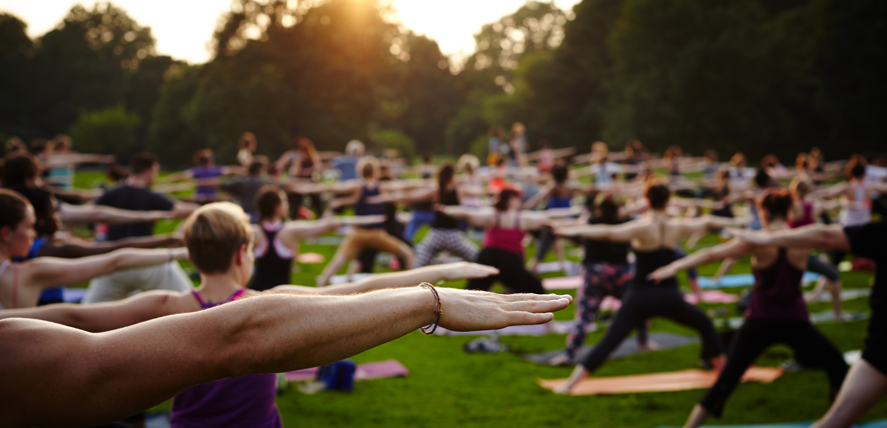 Yoga Class Outside  How to Teach Yoga Outdoors [GUIDE]