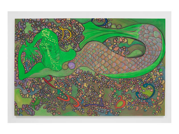 Chris Ofili, Calypso (Green), 2019 Chris Ofili, Calypso (Green), 2019