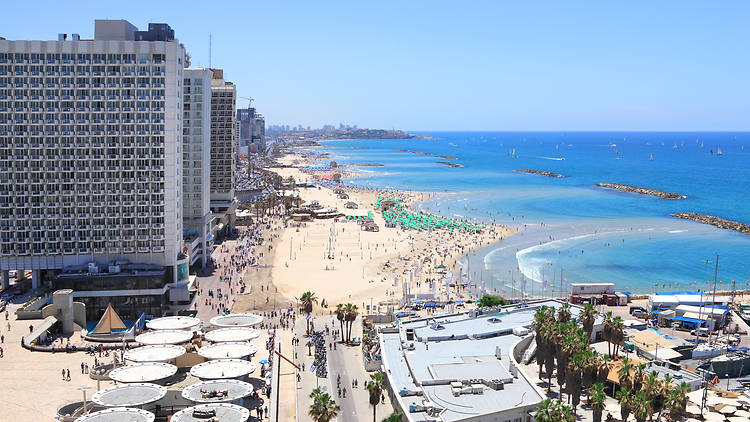 Tel Aviv Marina off of Ben Gurion Boulevard