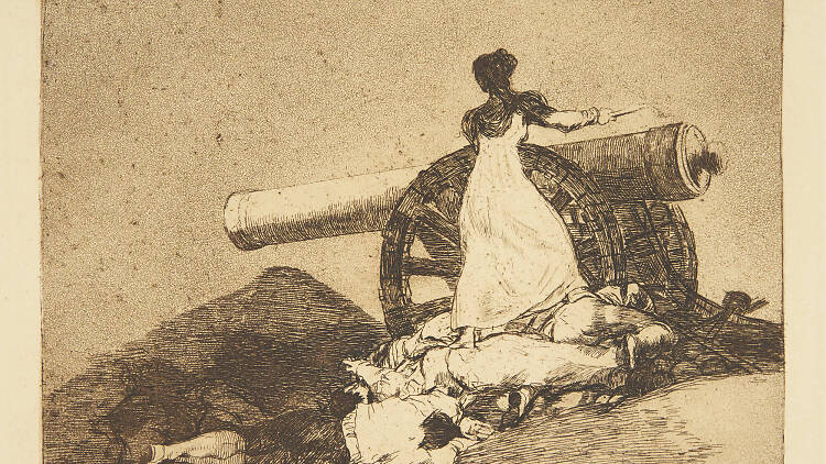 Francisco de Goya Que valor! Desastres de la guerra, 7 1810-1814