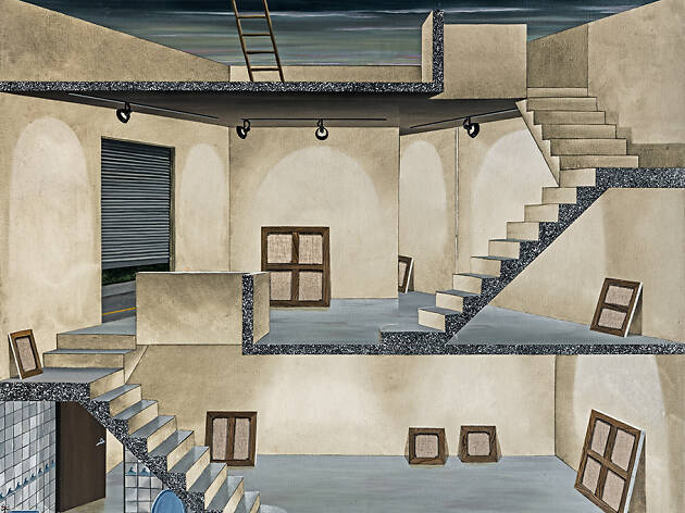 'Empty gallery', de Gino Rubert Gino Rubert pinta la buidor de les galeries