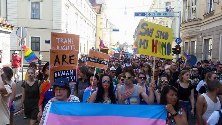 Zagreb Pride march